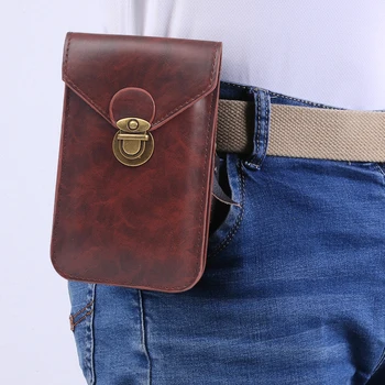 Men PU Leather Clutch Waist Belt Bag Multi-function Money Wallet Small Pockets Solid Color Mobile Phone Pouch
Men PU Leather Clutch Waist Belt Bag Multi-function Money Wallet Small Pockets Solid Color Mobile Phone Pouch