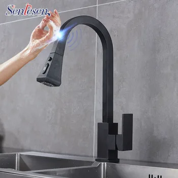 Senlesen Touch Sense Kitchen Pull Out Faucet Chrome Brass Deck Mounted Tap Double Water Outlet Modes Hot and Cold Water
Senlesen Touch Sense Kitchen Pull Out Faucet Chrome Brass Deck Mounted Tap Double Water Outlet Modes Hot and Cold Water