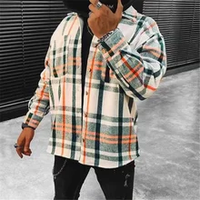 Men's business casual plaid Harajuku jacket long-sleeved streetwear Korean retro style 2021 autumn and winter new men's jacket
Men's business casual plaid Harajuku jacket long-sleeved streetwear Korean retro style 2021 autumn and winter new men's jacket