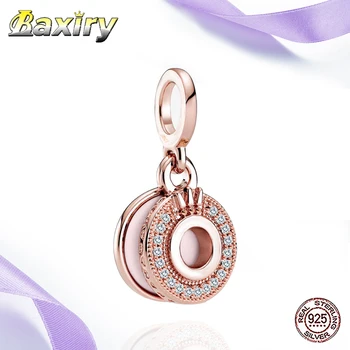 Rose Gold Sparkling Crown 925 Sterling Silver Pendant Fit Charm Silver 925 Original Bracelets 2020 DIY Beads For Jewelry Making
Rose Gold Sparkling Crown 925 Sterling Silver Pendant Fit Charm Silver 925 Original Bracelets 2020 DIY Beads For Jewelry Making