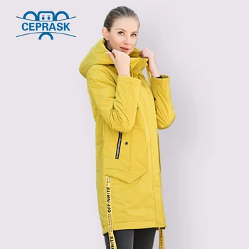 CEPRASK 2020 High Quality Women's Coat Spring Autumn European Windproof Thin Parka Long Plus Size Hooded New Women Jackets
CEPRASK 2020 High Quality Women's Coat Spring Autumn European Windproof Thin Parka Long Plus Size Hooded New Women Jackets