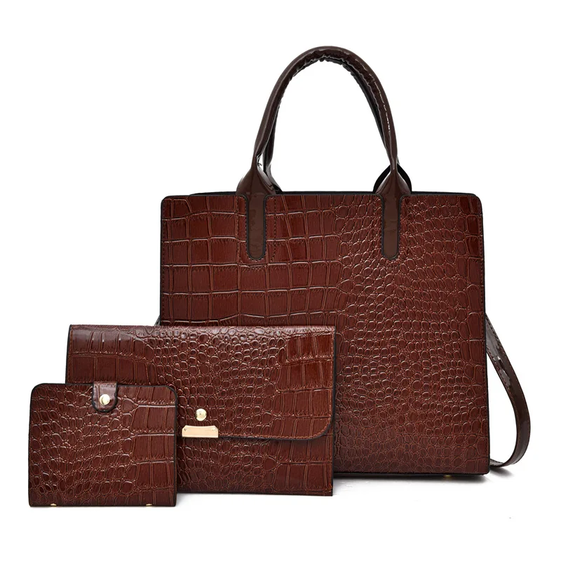 WOMEN'S Bag 2019 New Style Korean-style Trend Three-piece Set Different Size Bags Patent Leather Mother And Child Bag Fashion Sh
WOMEN'S Bag 2019 New Style Korean-style Trend Three-piece Set Different Size Bags Patent Leather Mother And Child Bag Fashion Sh