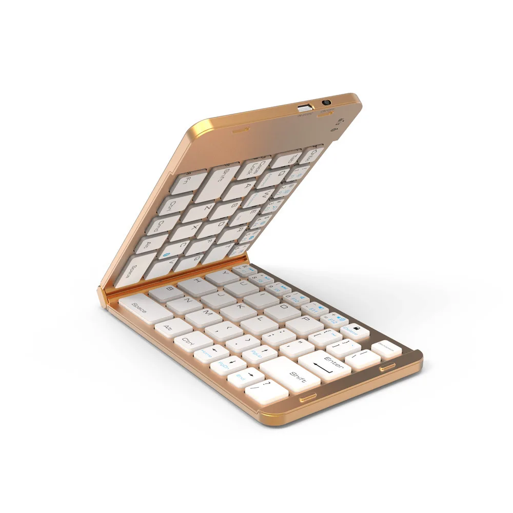 Pro9.7 Bluetooth Keyboard Three System Universal Mobile Phone, Tablet Convenient Carriable Mini Folding Bluetooth Keyboard
Pro9.7 Bluetooth Keyboard Three System Universal Mobile Phone, Tablet Convenient Carriable Mini Folding Bluetooth Keyboard