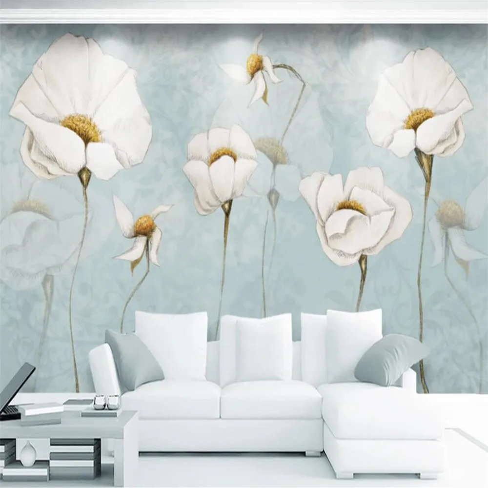 Milofi custom 3D wallpaper mural modern minimalist small fresh American pastoral floral decoration for living room bedroom backg
Milofi custom 3D wallpaper mural modern minimalist small fresh American pastoral floral decoration for living room bedroom backg