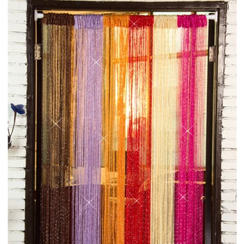 Tassel Flashing Silver Line Window Curtain for Living Room Window Door Screen Divider Sheer Curtain Valance Home Decor 290x290CM
Tassel Flashing Silver Line Window Curtain for Living Room Window Door Screen Divider Sheer Curtain Valance Home Decor 290x290CM