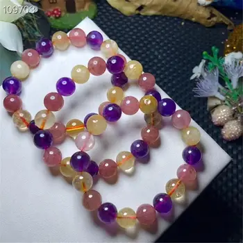 10mm Natural Super 7 Melody Colorful Hair Rutilated Bracelet For Women Lady Man Stretch Round Beads Stone Fashion Bracelet AAAA 
10mm Natural Super 7 Melody Colorful Hair Rutilated Bracelet For Women Lady Man Stretch Round Beads Stone Fashion Bracelet AAAA