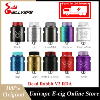 Hot Sale Original Hellvape Dead Rabbit V2 RDA 24mm Vape Atomizer with BF Squonk 510 Pin E Cigarette Vaporizer Vs Tauren Solo RDA
Hot Sale Original Hellvape Dead Rabbit V2 RDA 24mm Vape Atomizer with BF Squonk 510 Pin E Cigarette Vaporizer Vs Tauren Solo RDA
