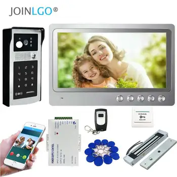 9" WIFI Video Door Phone Record Intercom System Phone Remote Unlock RFID Keypad Unlock Doorbell Camera Electric Magnetic Lock
9" WIFI Video Door Phone Record Intercom System Phone Remote Unlock RFID Keypad Unlock Doorbell Camera Electric Magnetic Lock