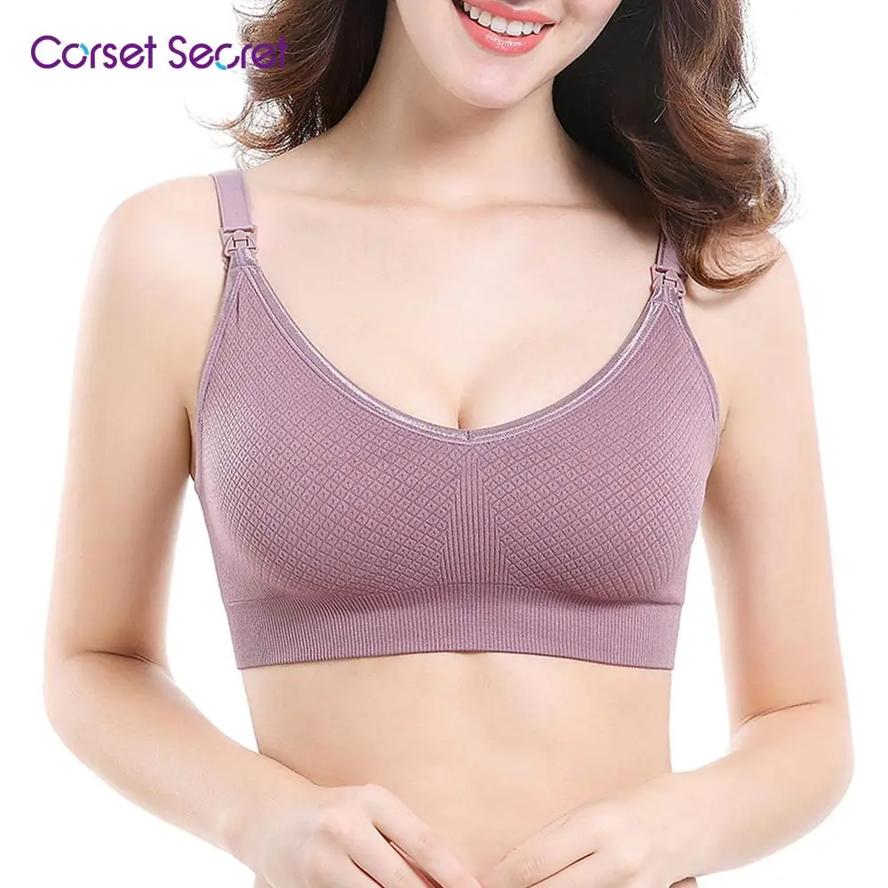 Corser Secret Women's Bra Hooks Wireless Seamless Open Front Nursing Bra Clip Down Motherhood Bra Seamless Maternity Bra
Corser Secret Women's Bra Hooks Wireless Seamless Open Front Nursing Bra Clip Down Motherhood Bra Seamless Maternity Bra