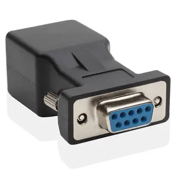 RJ45 To RS232 DB9 9Pin Serial Port Male To RJ45 Female Cat5e/6 Ethernet Adapter Compatible with Standard DB9 Serial Devices
RJ45 To RS232 DB9 9Pin Serial Port Male To RJ45 Female Cat5e/6 Ethernet Adapter Compatible with Standard DB9 Serial Devices