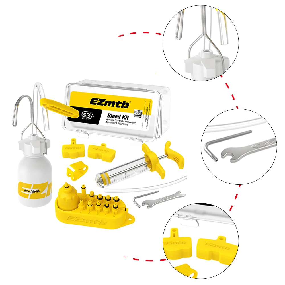 Bicycle Hydraulic Disc Brake Oil Bleed Kit Tools For SHIMANO, SRAM, TEKTRO, MAGURA Series MTB Bike Brake Repair Tool Dropship
Bicycle Hydraulic Disc Brake Oil Bleed Kit Tools For SHIMANO, SRAM, TEKTRO, MAGURA Series MTB Bike Brake Repair Tool Dropship