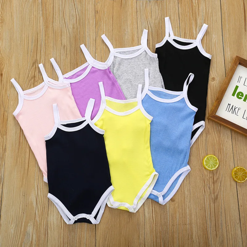 Newborn Baby's One-piece Suit Summer Solid Color Suspender Triangle Short-sleeve One-pieces Jumpsuit Cotton Toddler Romper
Newborn Baby's One-piece Suit Summer Solid Color Suspender Triangle Short-sleeve One-pieces Jumpsuit Cotton Toddler Romper