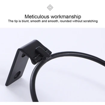 3pcs Home Garden Flower Pot Rack Outdoor Holding Ring Shape Wall Mounted Anti Rust Easy Install Black Hanging Tray Iron
3pcs Home Garden Flower Pot Rack Outdoor Holding Ring Shape Wall Mounted Anti Rust Easy Install Black Hanging Tray Iron