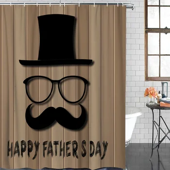 Father'S Day Theme Pattern Bathroom Shower Curtain Decor with Hooks Waterproof
Father'S Day Theme Pattern Bathroom Shower Curtain Decor with Hooks Waterproof