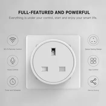 NEW UK Plug Wi-Fi Smart Rf Switch Alexa Google Remote Control Voice Control Switch Smart Light Switch Wifi Socket Smart Home
NEW UK Plug Wi-Fi Smart Rf Switch Alexa Google Remote Control Voice Control Switch Smart Light Switch Wifi Socket Smart Home