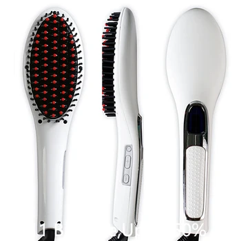 LCD Straightening Irons Fast Smoothing Electric Hair Straightener Brush Ceramic Heating Temperature Display Hair Hot Comb
LCD Straightening Irons Fast Smoothing Electric Hair Straightener Brush Ceramic Heating Temperature Display Hair Hot Comb