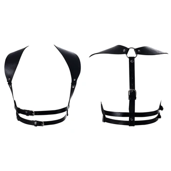 PU Leather Harness Underwear Body Cage Bra Sexy for Women Adjust Plus Size Bondage Cage Straps Bra Garter Body Belts Lingerie
PU Leather Harness Underwear Body Cage Bra Sexy for Women Adjust Plus Size Bondage Cage Straps Bra Garter Body Belts Lingerie