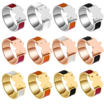 New arrival H letter Titanium steel ring enamel classic design Wedding Bands lovers men women's Anniversary jewelry gift
New arrival H letter Titanium steel ring enamel classic design Wedding Bands lovers men women's Anniversary jewelry gift