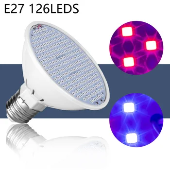 E27 LED Grow Light Hydroponic Sunlike Full Spectrum Indoor Plant Lamp Bulb AC85-265V 126 PCS LED Indoor Plants
E27 LED Grow Light Hydroponic Sunlike Full Spectrum Indoor Plant Lamp Bulb AC85-265V 126 PCS LED Indoor Plants