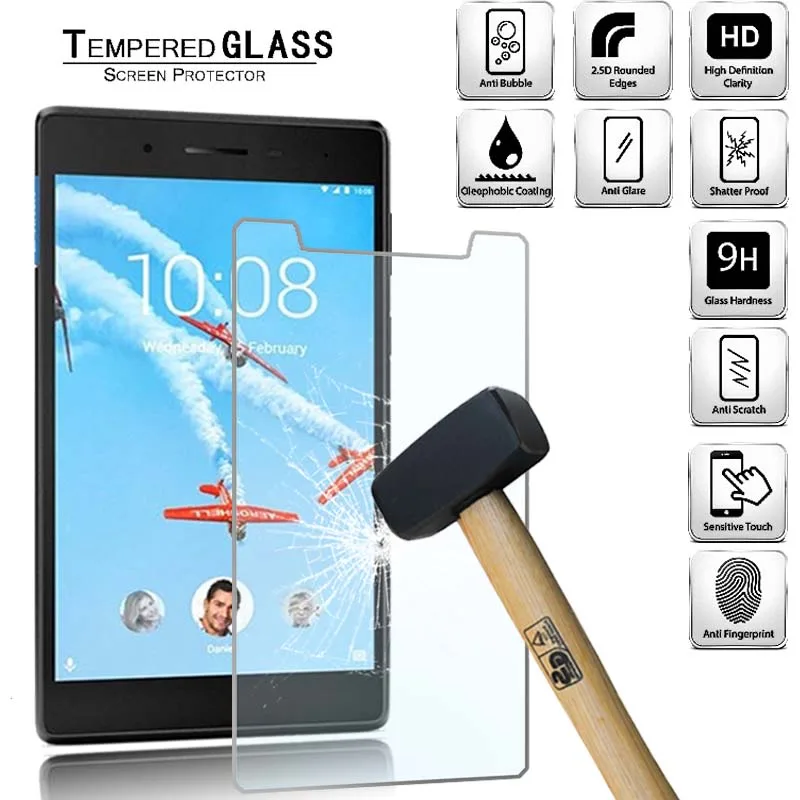 Tablet Tempered Glass Screen Protector Cover for Lenovo Tab 7 Essential Anti-Vibration and Anti-Scratch Tempered Film
Tablet Tempered Glass Screen Protector Cover for Lenovo Tab 7 Essential Anti-Vibration and Anti-Scratch Tempered Film