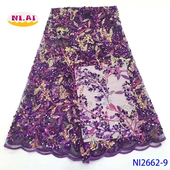 Sequin Nigerian Lace African Fabric Purple Lace Fabric French Net lace Fabric 2019 Latest African Sequins Ni2662
Sequin Nigerian Lace African Fabric Purple Lace Fabric French Net lace Fabric 2019 Latest African Sequins Ni2662