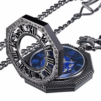 2020 Retro Men‘s Mechanical Pocket Watch Octagon Hollow-carved Design,Women Necklace Pendant Roman Numerals Clock Birthday Gifts 
2020 Retro Men‘s Mechanical Pocket Watch Octagon Hollow-carved Design,Women Necklace Pendant Roman Numerals Clock Birthday Gifts