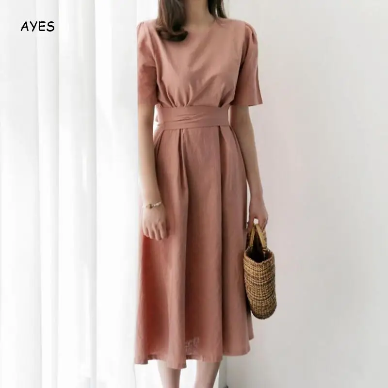 Women Casual Long Dress Women High Waist A-Line Dress Office Lady Elegant Work Dresses Short Sleeve Candy Color Summer Vestidos
Women Casual Long Dress Women High Waist A-Line Dress Office Lady Elegant Work Dresses Short Sleeve Candy Color Summer Vestidos
