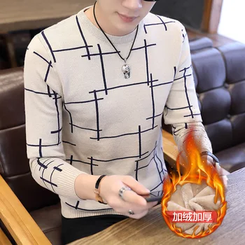 Winter Sweater Men Casual O-Neck Pullovers Solid Fleece Mens Sweaters Beige Grey Black Navy Long Sleeve
Winter Sweater Men Casual O-Neck Pullovers Solid Fleece Mens Sweaters Beige Grey Black Navy Long Sleeve