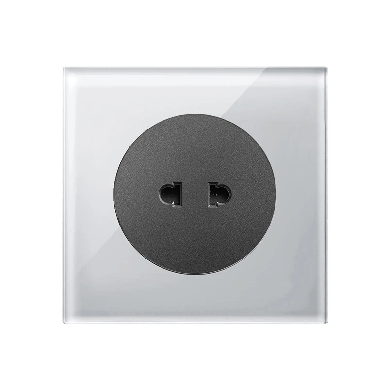 KAMANNI Two holes Wall Power hidden Outlet White Glass Crystal Panel Electrical sockets without usb 16A 110V - 240V
KAMANNI Two holes Wall Power hidden Outlet White Glass Crystal Panel Electrical sockets without usb 16A 110V - 240V