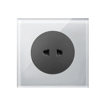 KAMANNI Two holes Wall Power hidden Outlet White Glass Crystal Panel Electrical sockets without usb 16A 110V - 240V
KAMANNI Two holes Wall Power hidden Outlet White Glass Crystal Panel Electrical sockets without usb 16A 110V - 240V