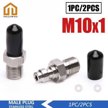 PCP High Pressure Paintball M10x1 Thread Stainless Steel Quick Coupler Connector 8MM Male Plug Air Socket Connection
PCP High Pressure Paintball M10x1 Thread Stainless Steel Quick Coupler Connector 8MM Male Plug Air Socket Connection