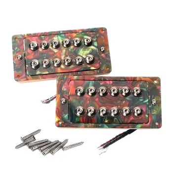 2Pcs Guitar Pickups Ceramic Magnets Electric Double Coil Humbucker Pickups
2Pcs Guitar Pickups Ceramic Magnets Electric Double Coil Humbucker Pickups