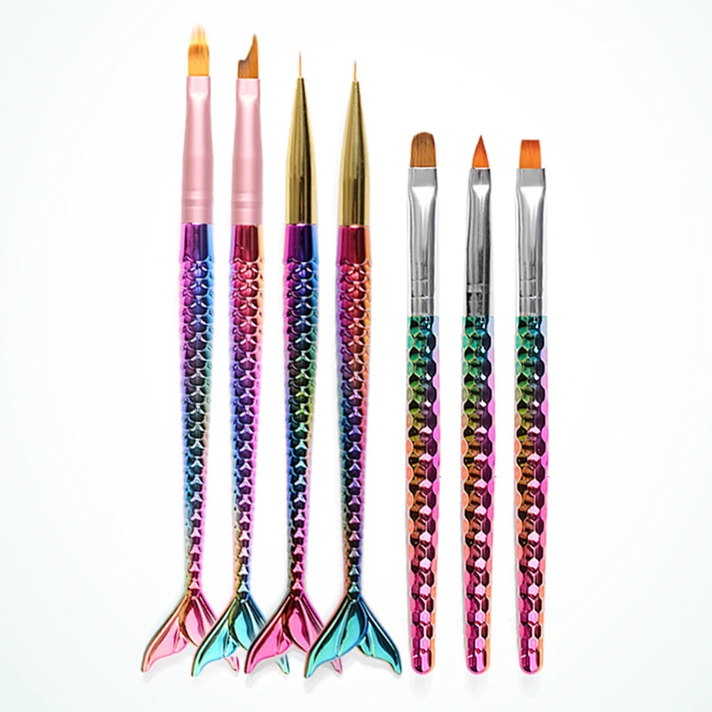 Manicure Tools Nail Brush 2020 New Nails Mermaid Nail Brushes Painting Flower Pulling Brush Gradient Brush Manicure Brushes
Manicure Tools Nail Brush 2020 New Nails Mermaid Nail Brushes Painting Flower Pulling Brush Gradient Brush Manicure Brushes