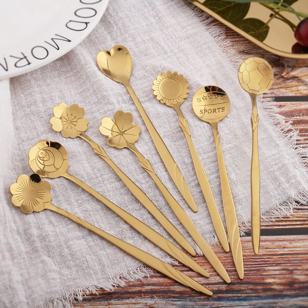 Z Stainless Steel Flower Spoon | Creative Flower Type Spoon | Flower Spoon | Stir Ladel | Gold Spoon | Rose Spoon | Souvenir
Z Stainless Steel Flower Spoon | Creative Flower Type Spoon | Flower Spoon | Stir Ladel | Gold Spoon | Rose Spoon | Souvenir
