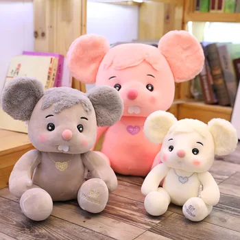 New Soft Kawaii Mouse Plush Toy Cute Zodiac Rat Doll Hamster Stuffed Toy Children Kids Girl Dolls For Birthday Christmas Gift
New Soft Kawaii Mouse Plush Toy Cute Zodiac Rat Doll Hamster Stuffed Toy Children Kids Girl Dolls For Birthday Christmas Gift