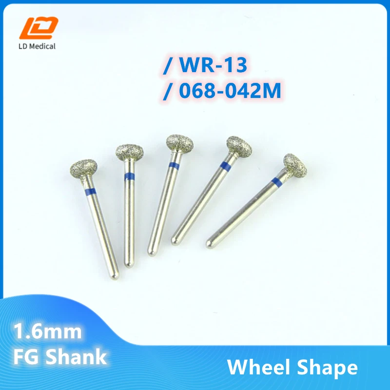 10pcs/set Dental Diamond Burs 068-042M Dentistry Grinding Tools WR-13 Blue Rings Medium 1.6mm FG Shank Barrel Burs
10pcs/set Dental Diamond Burs 068-042M Dentistry Grinding Tools WR-13 Blue Rings Medium 1.6mm FG Shank Barrel Burs