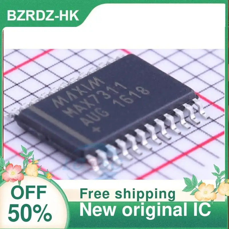 3 шт. MAX7311AUG + T TSSOP-24 I/O новый оригинальный IC 16-битный расширитель порта с защитой от прерывания и горячей вставки для двух линий i
3 шт. MAX7311AUG + T TSSOP-24 I/O новый оригинальный IC 16-битный расширитель порта с защитой от прерывания и горячей вставки для двух линий i