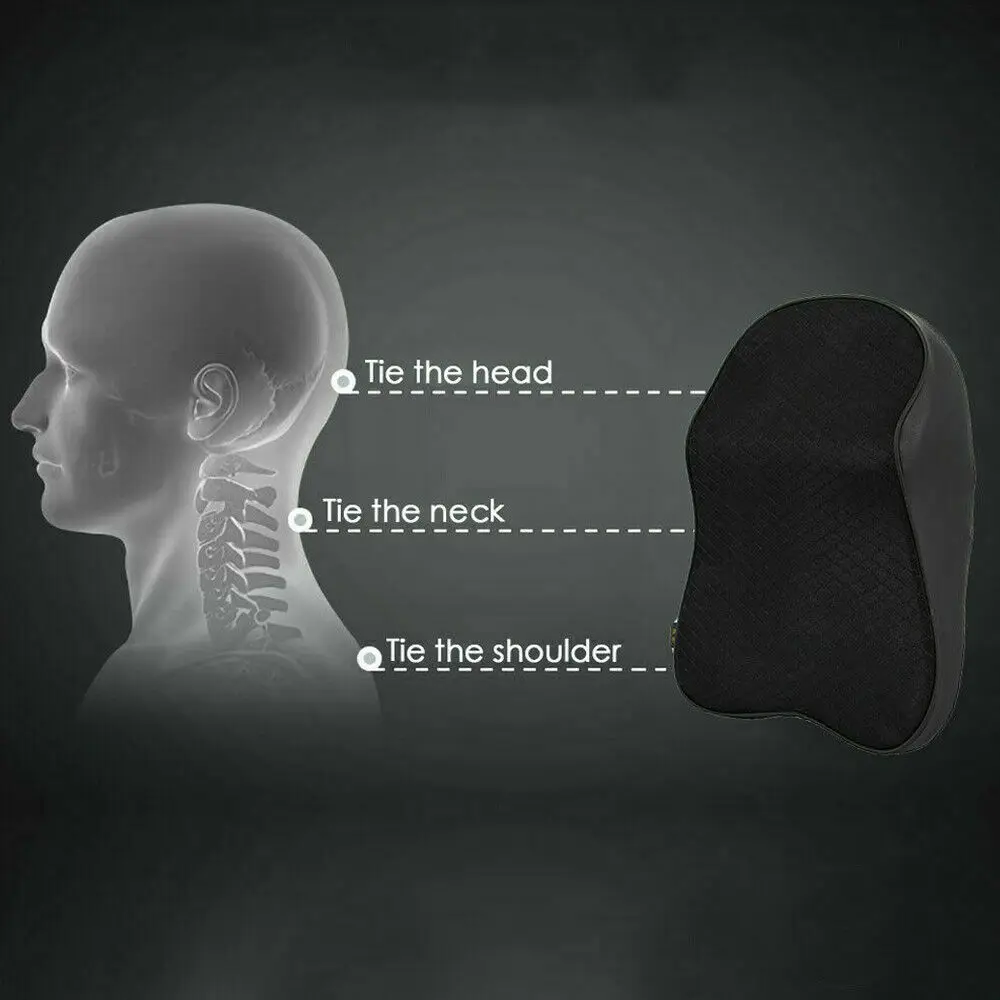 1X Car Seat Head Neck Rest Pad Memory Foam Pillow Head Neck Support Cushion Black Help Relieve The Stress On Your Neck Shoulders
1X Car Seat Head Neck Rest Pad Memory Foam Pillow Head Neck Support Cushion Black Help Relieve The Stress On Your Neck Shoulders