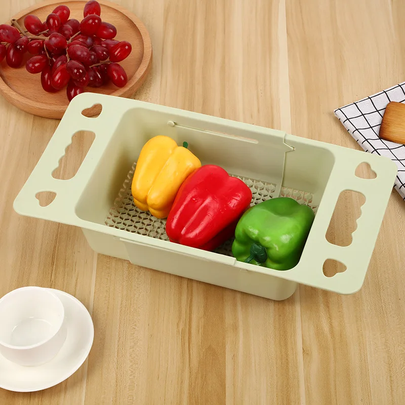 Retractable Vegetable Fruit Washing Drain Basket Over Sink Drain Rack Colanders Strainer Drying Kitchen Storage
Retractable Vegetable Fruit Washing Drain Basket Over Sink Drain Rack Colanders Strainer Drying Kitchen Storage