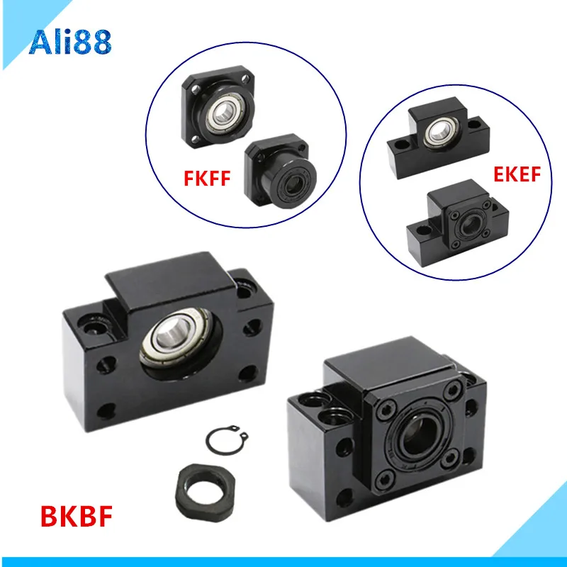 Концевая опора шарикового винта BK/BF EK/EF FK/FF для SFU1204 SFU1605 SFU2005 SFU2505 SFU3205 SFU4005