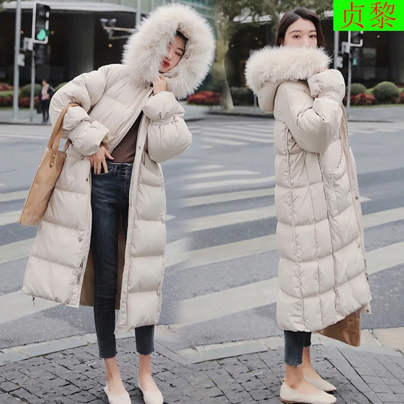 Dongdaemun over-the-Knee Cotton Coat 2018 Winter New Style WOMEN'S Dress Korean-style Long Thick Versatile Cotton-padded Clothes 
Dongdaemun over-the-Knee Cotton Coat 2018 Winter New Style WOMEN'S Dress Korean-style Long Thick Versatile Cotton-padded Clothes