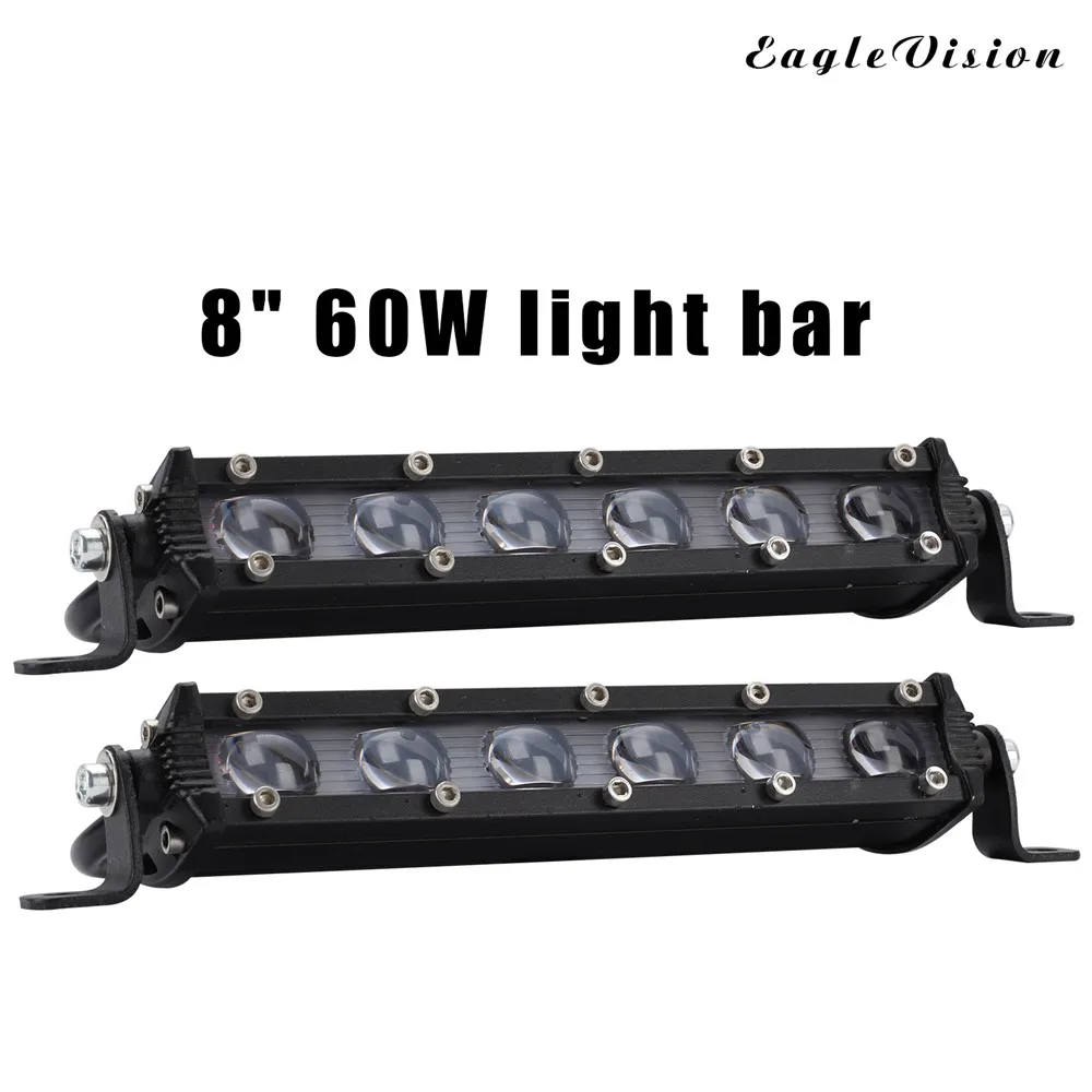 8inch 60W Long Bar Work Light LED Spotlight Flood Spot Suv Boat Driving Lamp For Offroad Automobiles Car Light Assembly
8inch 60W Long Bar Work Light LED Spotlight Flood Spot Suv Boat Driving Lamp For Offroad Automobiles Car Light Assembly