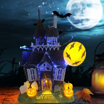 Halloween Spooky Haunted House Castle with Flashing Lights Sound Motion Sensor for Halloween Decoration
Halloween Spooky Haunted House Castle with Flashing Lights Sound Motion Sensor for Halloween Decoration