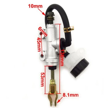 Universal 45mm Motorcycle Rear Brake Master Cylinder with Fluid Reservoir for Pit Dirt Quad ATV Bike
Universal 45mm Motorcycle Rear Brake Master Cylinder with Fluid Reservoir for Pit Dirt Quad ATV Bike