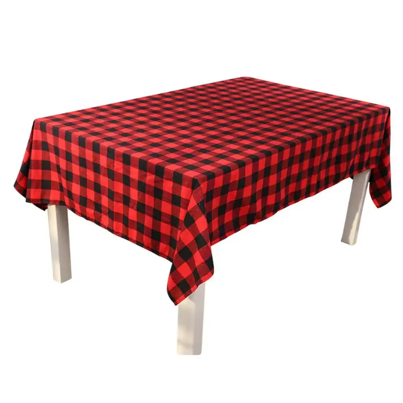 213x153cm Christmas Rectangle Tablecloth Classic Contrast Color Checked Plaid Pattern Table Cover for Dining Room Party Decor
213x153cm Christmas Rectangle Tablecloth Classic Contrast Color Checked Plaid Pattern Table Cover for Dining Room Party Decor