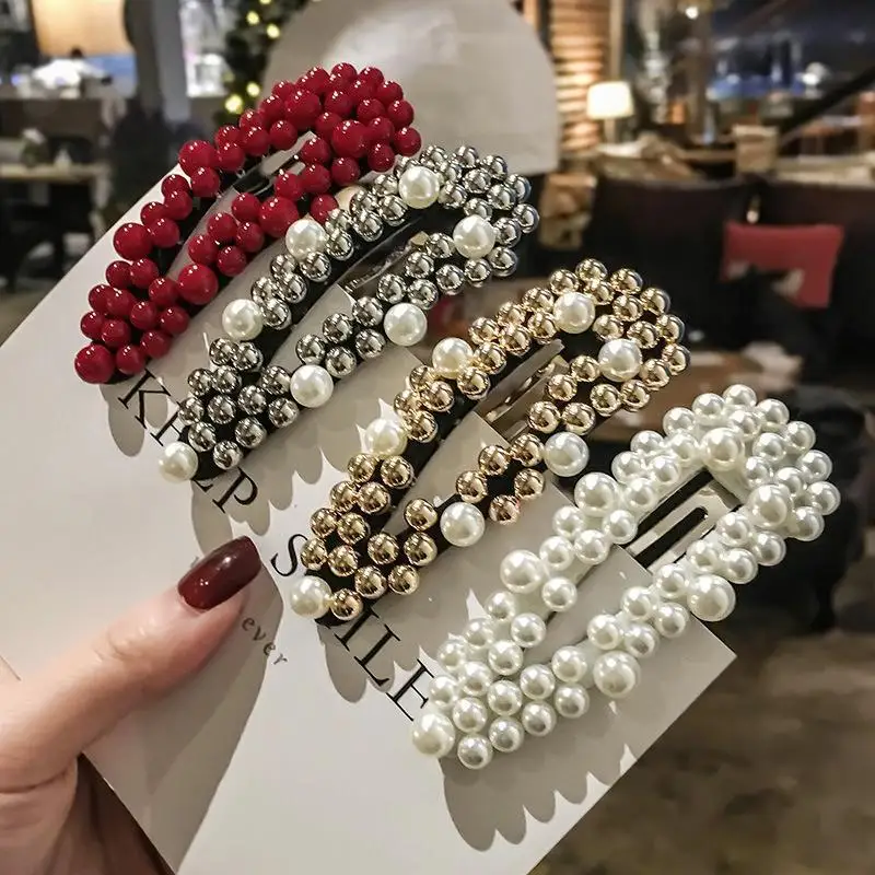 Fashion New Arrival Colorful Pearl Hair Clip Korean Design Pearl Metal Barrette Stick Hairpin Hair Styling Accessories For Girls
Fashion New Arrival Colorful Pearl Hair Clip Korean Design Pearl Metal Barrette Stick Hairpin Hair Styling Accessories For Girls
