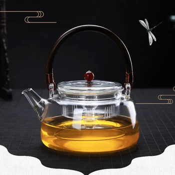 Japanese style teapot Girder glass flower Tea Pot with Infuser Red agate Teapot Tea Kettle for Boiling Water Oolong Teapot
Japanese style teapot Girder glass flower Tea Pot with Infuser Red agate Teapot Tea Kettle for Boiling Water Oolong Teapot