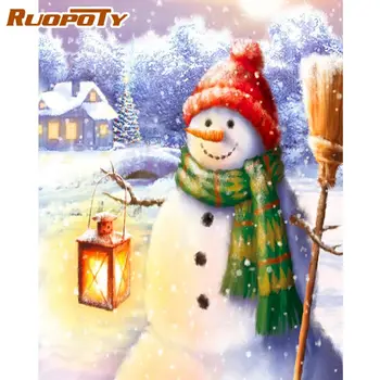 RUOPOTY Painting By Numbers Kits For Kids Christmas Snowman Brothers Landscape HandPainted Framed Oil Paints Drawing Art Craft
RUOPOTY Painting By Numbers Kits For Kids Christmas Snowman Brothers Landscape HandPainted Framed Oil Paints Drawing Art Craft