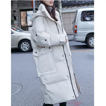 Winter Jacket Women Clothes Hooded Parkas Coat Padded Loose Warm Thick Down Cotton Coat Female Oversize Winter Coat Women Q2186
Winter Jacket Women Clothes Hooded Parkas Coat Padded Loose Warm Thick Down Cotton Coat Female Oversize Winter Coat Women Q2186