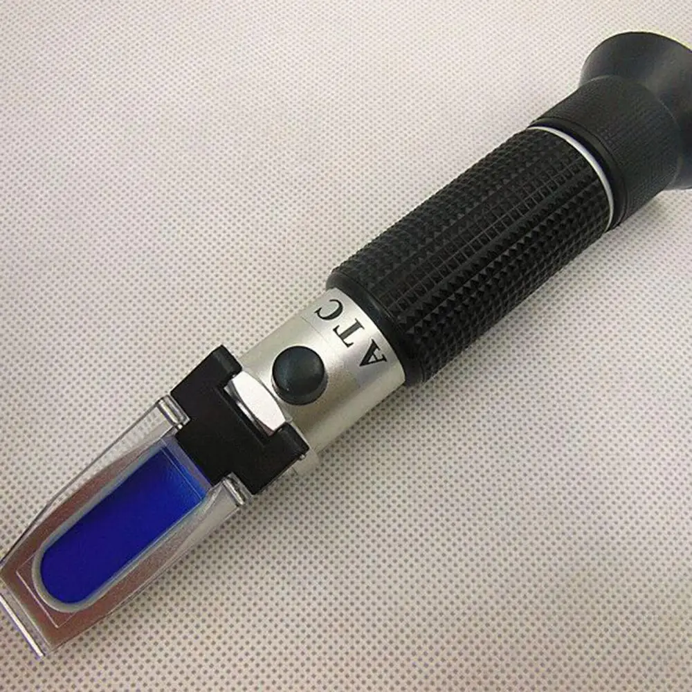 Handheld Honey Sugar Brix Refractometer 0-32% Measuring Beer Fruit Fluid Sweetness Saccharimeter
Handheld Honey Sugar Brix Refractometer 0-32% Measuring Beer Fruit Fluid Sweetness Saccharimeter